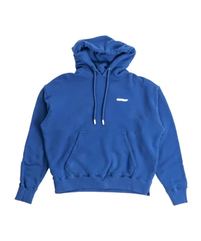 Off-white Long-sleeved Sweater In Blue