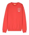 Off-white Long-sleeved Sweater In Red