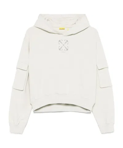 Off-white Long-sleeved Sweater In White