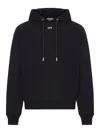 Off-white Hooded Sweatshirt Featuring Graphic Print In Black