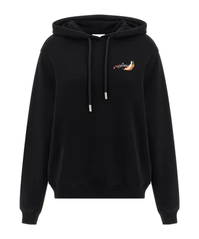 OFF-WHITE OFF-WHITE LOGO PRINTED DRAWSTRING HOODIE