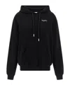 Off-white Hoodie With Graphic Back Design In Black
