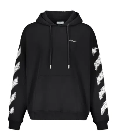 Off-white Long-sleeved Sweatshirt In Black