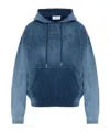 Off-white Long-sleeved Sweatshirt In Blue