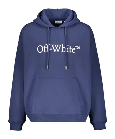 Off-white Long-sleeved Sweatshirt In Blue