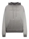 Off-white Long-sleeved Sweatshirt In Gray