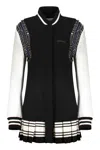 Off-white Long Sleeves Dress In Black