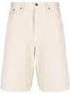 OFF-WHITE LOOSE FIT BERMUDA SHORTS