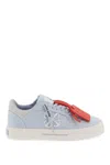 Off-white New Low Vulcanized Lace-up Sneakers In Blue