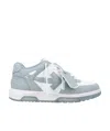 Off-white Off White Out Of Office Leather Sneakers In Gray