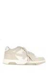 Off-white White Out Of Office Sneakers In Beige
