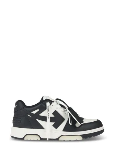 OFF-WHITE LOW-TOP BOLD CALF LEATHER SNEAKERS