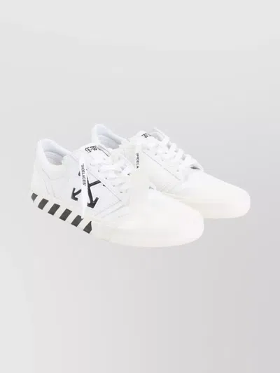 OFF-WHITE LOW-TOP SNEAKERS STRIPED SOLE