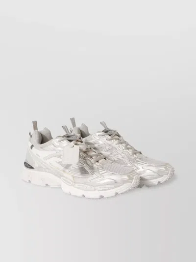 OFF-WHITE LOW TOP SNEAKERS TEXTURED SOLE
