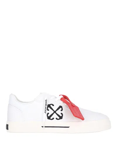 Off-white New Low Vulcanized Canvas White Black