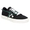 Off-white Low-top Vulcalized Canvas Sneakers In Black