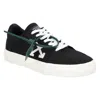 Off-white Low-top Vulcalized Canvas Sneakers In Black