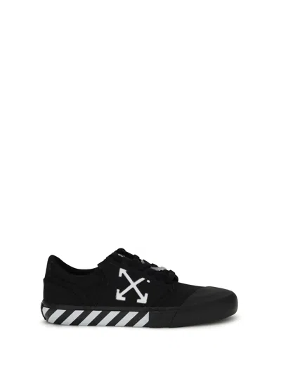 Off-white Low Vulc Undercut Sneakers In Black