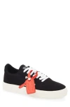 Off-white Low Vulcanized Canvas Sneaker In Black