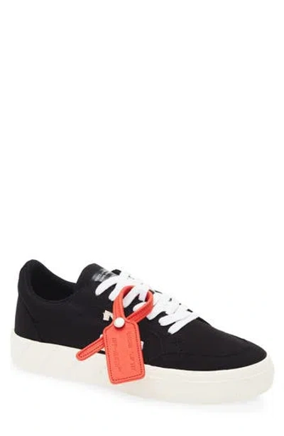 Off-white Low Vulcanized Canvas Sneaker In Black