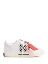 OFF-WHITE LOW VULCANIZED FABRIC SNEAKERS