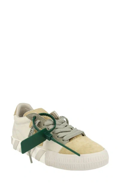 Off-white Low Vulcanized Low Top Sneaker In Sand