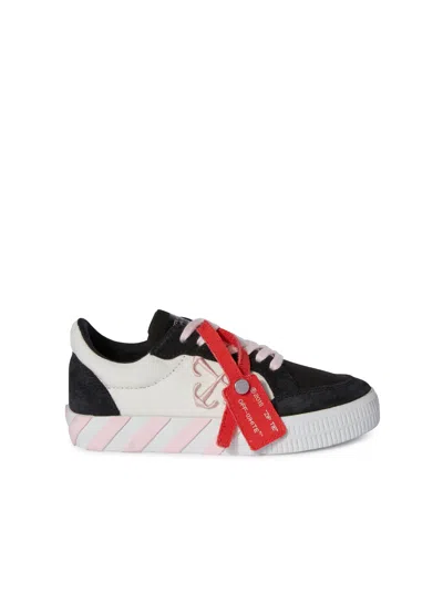 Off-white Low Vulcanized Panelled Sneakers In Multicolor