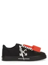 Off-white "low Vulcanized" Sneaker In Black
