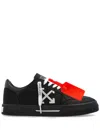 Off-white New Low Vulcanized Canvas Sneakers In 1001 Black - White