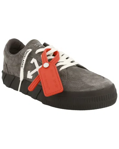 Off-white ™ Low Vulcanized Suede Sneaker In Gray