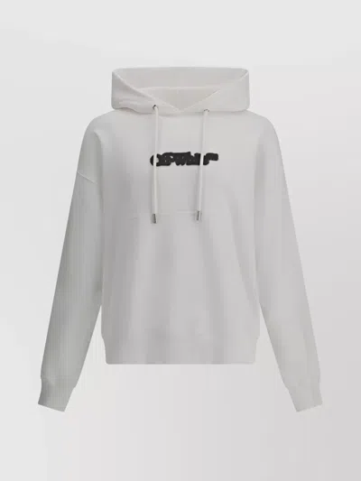 Off-white Luxe Cotton Hoodie Urban Style