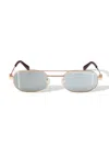 Off-white Lynn Sunglasses In Gold