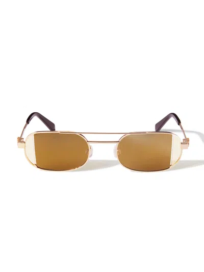 Off-white Lynn Sunglasses In Gold