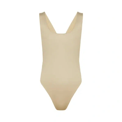 Off-white One-piece Logo Swimsuit In Green