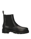 Off-white Off White Combat Ankle Boots In Black