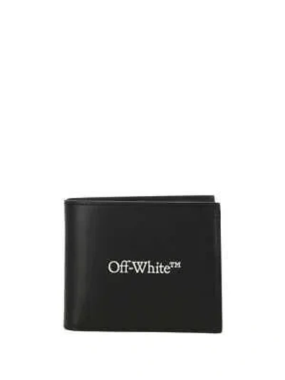 Pre-owned Off-white Off White Man Black Wallet - Omnc085s24lea001 100% Original