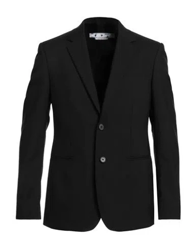 Off-white Man Suit Jacket Black Size 38 Virgin Wool