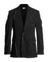 Off-white Stitch Single-breasted Blazer In Black