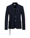 Off-white Man Blazer Midnight Blue Size 42 Viscose, Polyamide, Virgin Wool, Elastane In Blue