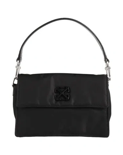 Off-white Man Handbag Black Size - Textile Fibers, Leather