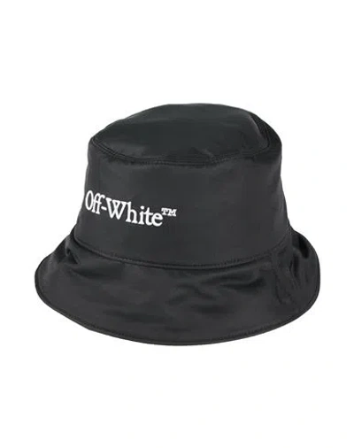 Off-white Man Hat Black Size M Polyester