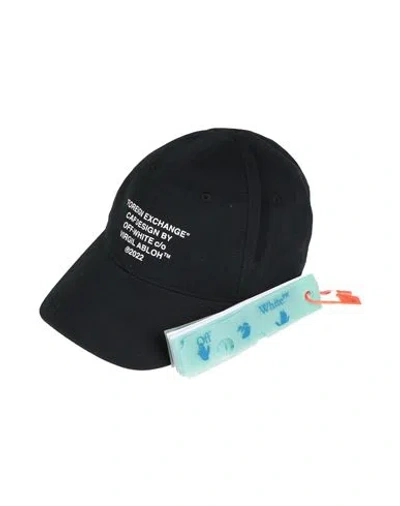 Off-white Man Hat Black Size Onesize Cotton