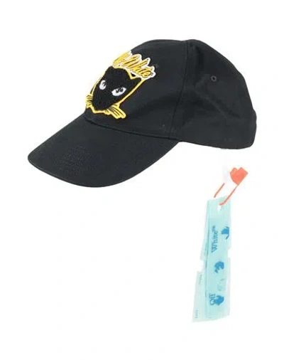 Off-white Man Hat Black Size Onesize Cotton