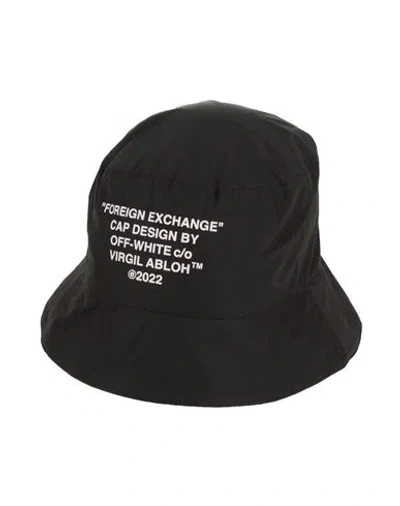 Off-white Man Hat Black Size Onesize Polyester