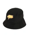 Off-white Man Hat Black Size Onesize Polyester In Black