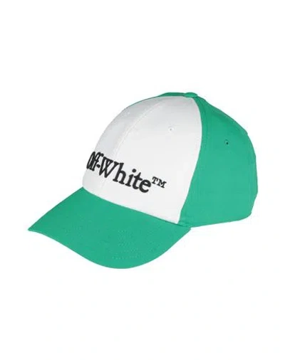 Off-white Man Hat Green Size L Polyester
