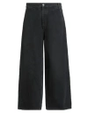 Off-white Wide Five-pocket Jeans With Spacious In Black