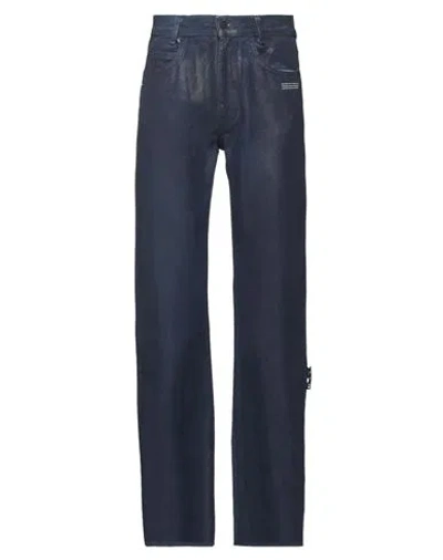 Off-white Man Denim Pants Blue Size 26 Cotton
