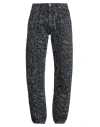 Off-white Man Jeans Charcoal Size 34 Cotton In Gray
