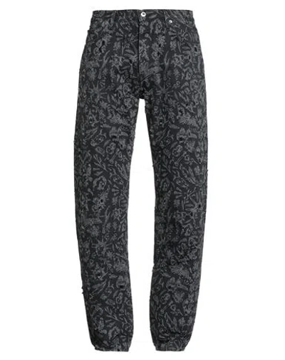 Off-white Man Jeans Charcoal Size 34 Cotton